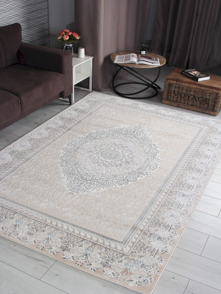 Российский прямоугольный ковёр F650 CREAM