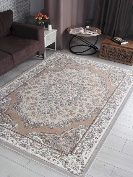 Российский прямоугольный ковёр F651 CREAM