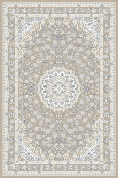 Российский прямоугольный ковёр F654 LIGHT BEIGE