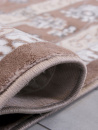 Российский прямоугольный ковёр F654 LIGHT BEIGE