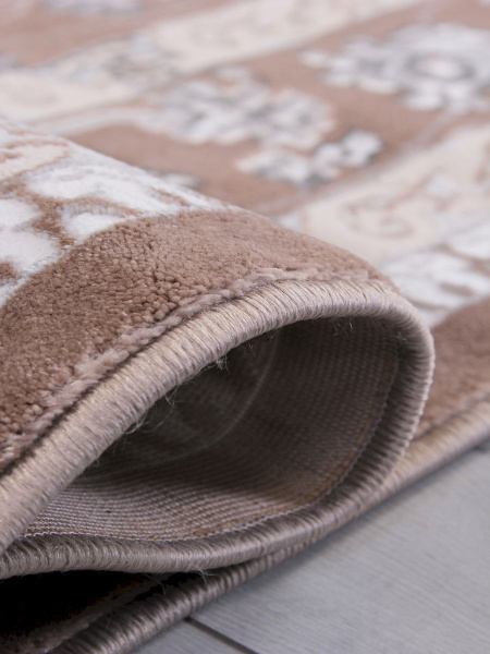 Российский прямоугольный ковёр F654 LIGHT BEIGE