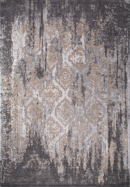 Турецкий прямоугольный ковёр 34762 957 GREY / BEIGE