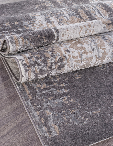 Турецкий прямоугольный ковёр 34762 957 GREY / BEIGE