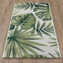 Турецкий прямоугольный ковёр 6240-01 GREEN/WHITE