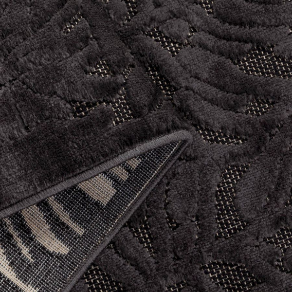 Турецкий прямоугольный ковёр  4069C ANTHRACITE/ANTHRACITE