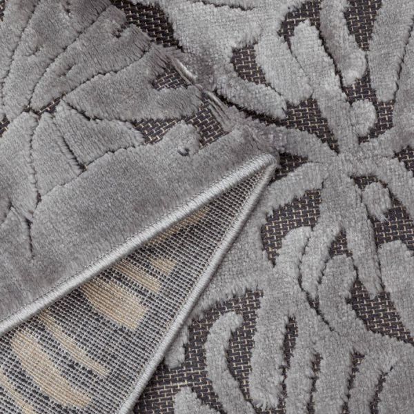 Турецкий прямоугольный ковёр  4069C GREY/GREY