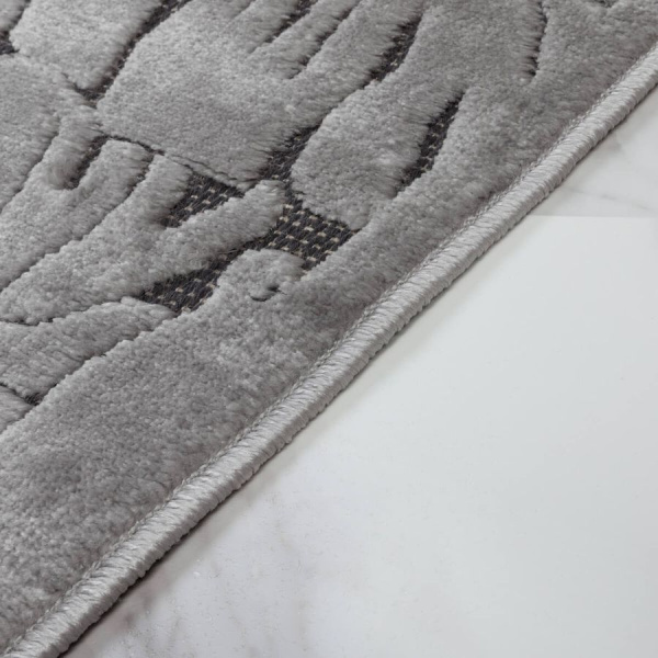 Турецкий прямоугольный ковёр  4069C GREY/GREY