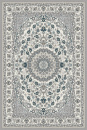 Российский прямоугольный ковёр F611 GREEN-BLUE