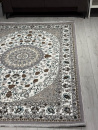 Российский прямоугольный ковёр K611 GRAY-BLUE