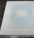 Турецкий прямоугольный ковёр 07908A BLUE / BLUE