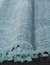 Турецкий овальный ковёр 07931 BLUE / BLUE
