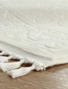 Турецкий прямоугольный ковёр 8006 WHITE / WHITE