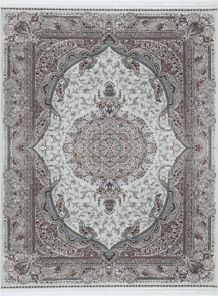 Турецкий прямоугольный ковёр 39759A CREAM - CREAM