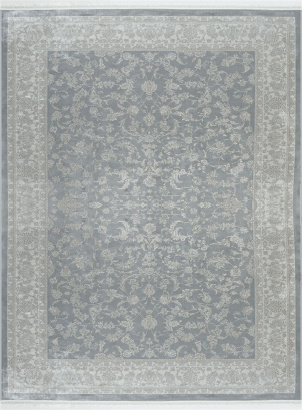 Турецкий прямоугольный ковёр 39813A CREAM - GREY