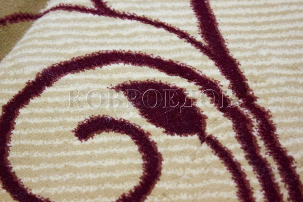 Узбекский прямоугольный ковёр 4129-36 cream/beige