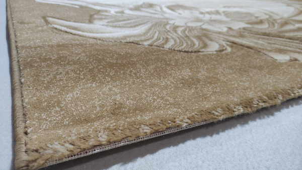 Турецкий прямоугольный ковёр 2254-CREAM/D.BEIGE