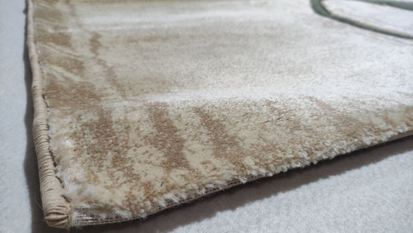 Турецкий прямоугольный ковёр 3004-CREAM/D.BEIGE