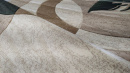 Турецкий прямоугольный ковёр 962-CREAM/D.GREEN