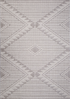 Турецкий прямоугольный ковёр 23332A WHITE / WHITE