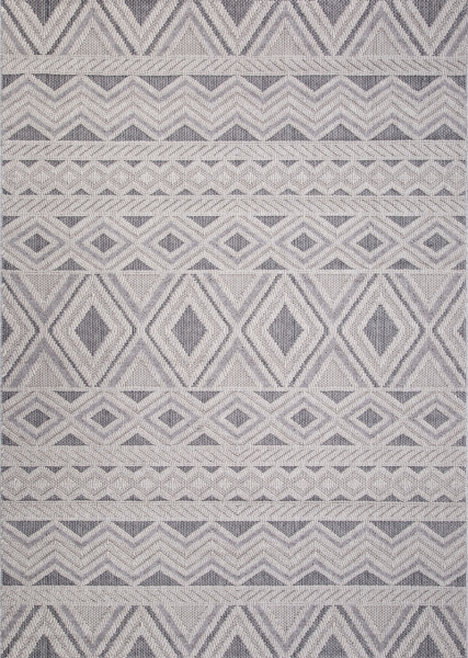 Турецкий прямоугольный ковёр 25186A BLUE / GREY