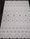 Турецкий прямоугольный ковёр 25186A BLUE / GREY