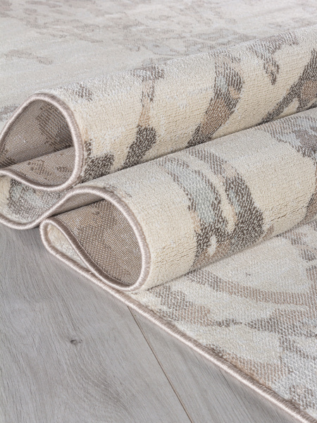 Российский прямоугольный ковёр MP02 BEIGE-BLUE