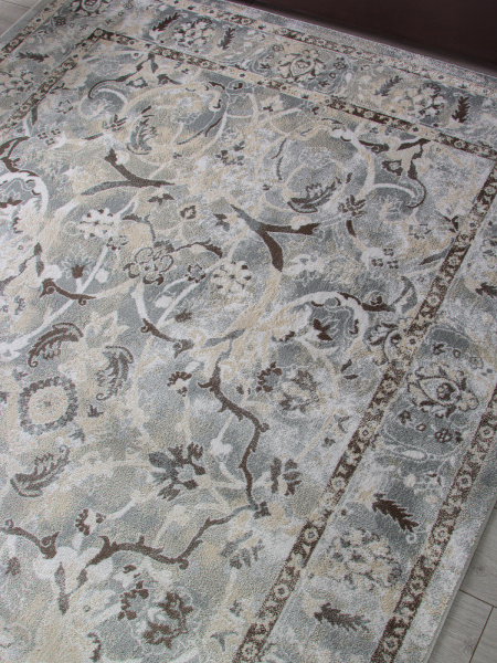 Российский прямоугольный ковёр MP04 CREAM-BLUE