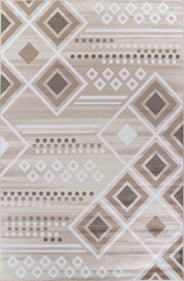Российский прямоугольный ковёр MP24 CREAM-BROWN