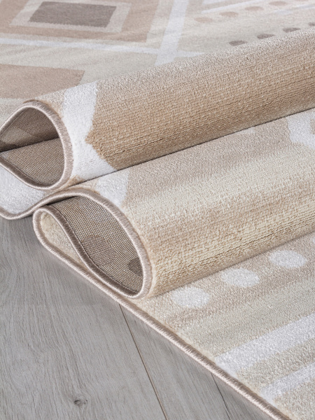 Российский прямоугольный ковёр MP24 CREAM-BROWN