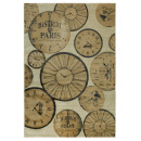 Бельгийский прямоугольный ковёр  84034 Ivory