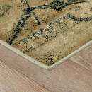 Бельгийский прямоугольный ковёр  84034 Ivory