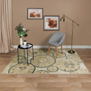 Бельгийский прямоугольный ковёр  84034 Ivory