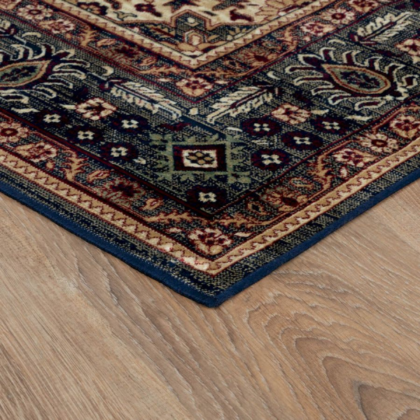 Бельгийский прямоугольный ковёр  84332 Navy