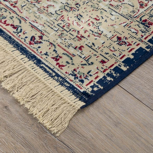 Бельгийский прямоугольный ковёр  84570 Navy/Ivory