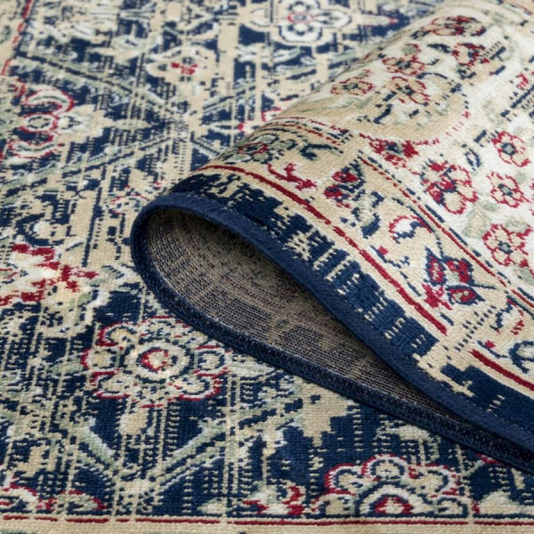 Бельгийский прямоугольный ковёр  84570 Navy/Ivory