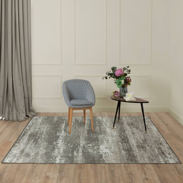 Бельгийский прямоугольный ковёр  84577 Anthracite