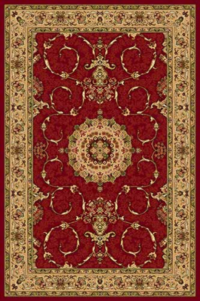 Российский прямоугольный ковёр d034 RED