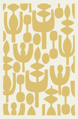 Российский прямоугольный ковёр L068 CREAM-YELLOW