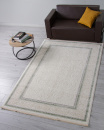 Турецкий прямоугольный ковёр 30896D CREAM / CREAM