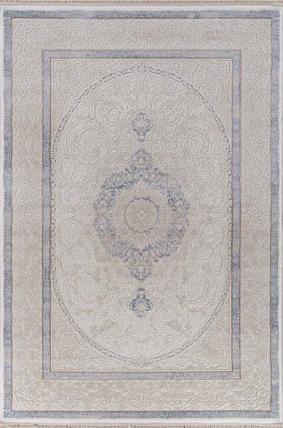 Турецкий прямоугольный ковёр 30950D CREAM / CREAM
