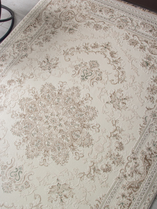 Турецкий прямоугольный ковёр 35760A CREAM / CREAM