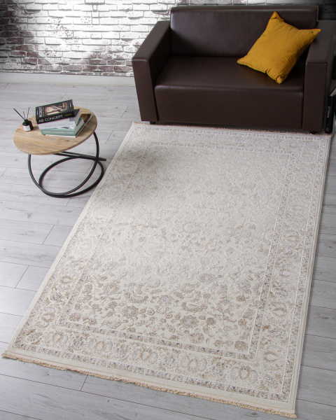 Турецкий прямоугольный ковёр 35826A CREAM / BEIGE