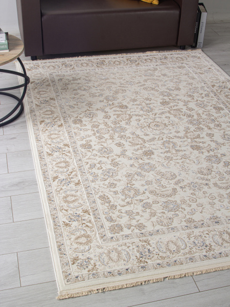 Турецкий прямоугольный ковёр 35826A CREAM / BEIGE