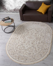 Турецкий овальный ковёр 35826Z CREAM / BEIGE
