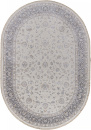 Турецкий овальный ковёр 35831Z CREAM / L.GREY