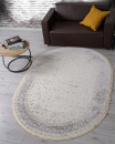 Турецкий овальный ковёр 35831Z CREAM / L.GREY