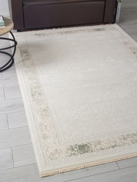 Турецкий прямоугольный ковёр 35897B CREAM / CREAM