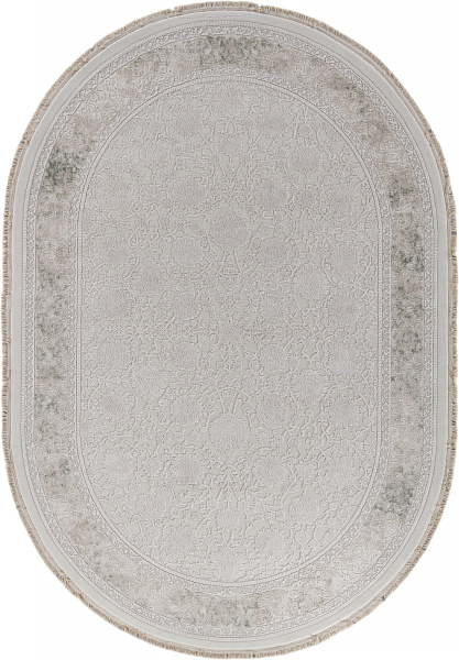 Турецкий овальный ковёр 35897Y CREAM / CREAM