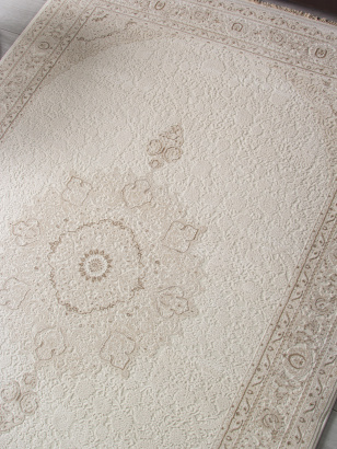 Турецкий прямоугольный ковёр 35901B CREAM / CREAM