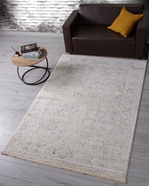 Турецкий прямоугольный ковёр 35981A CREAM / CREAM